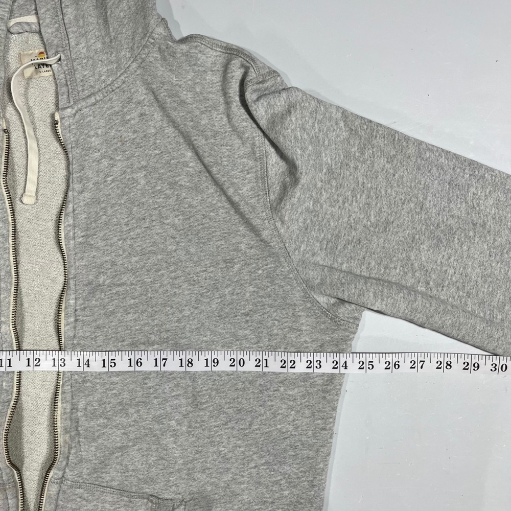 Marine Layer Full Zip Hoodie French Terry Sweatshirt Mens XL Outdoors Workout - Picture 6 of 11